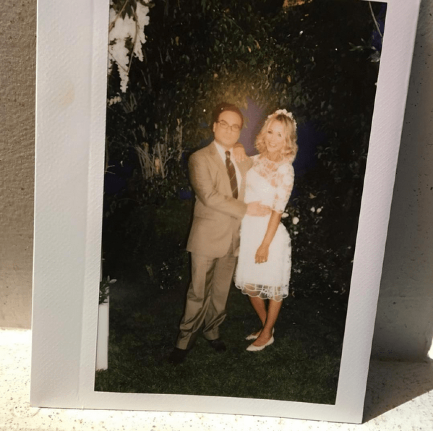 Awww! Penny und Leonard heiraten - noch mal.