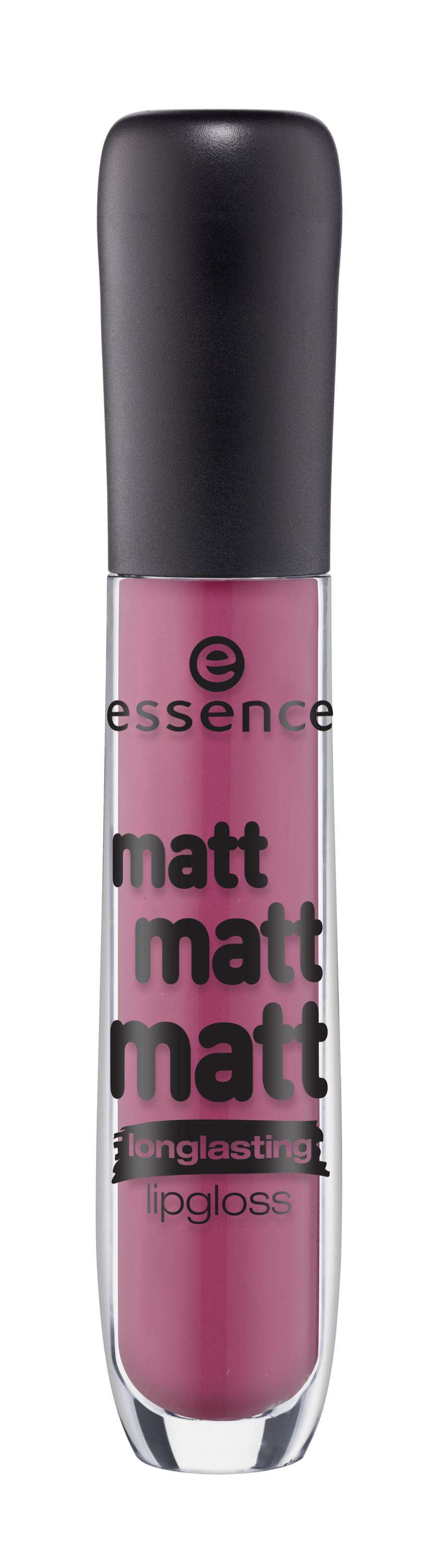 „Matt Matt Matt Lipgloss“ von Essence, Nr. 3, ca. 3 Euro