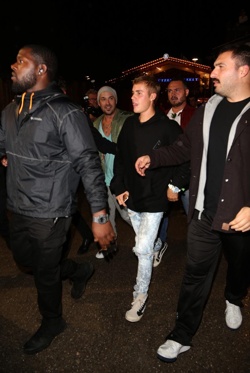 Justin Bieber machte am Wochenende einen Abstecher zum Oktoberfest in München.