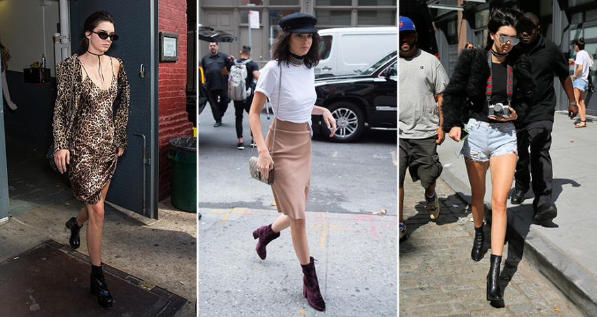 Zur Party, beim Shopping oder City Trip: Kendall Jenner liebt Ankle Boots in jeder Kombi und Lebenslage.