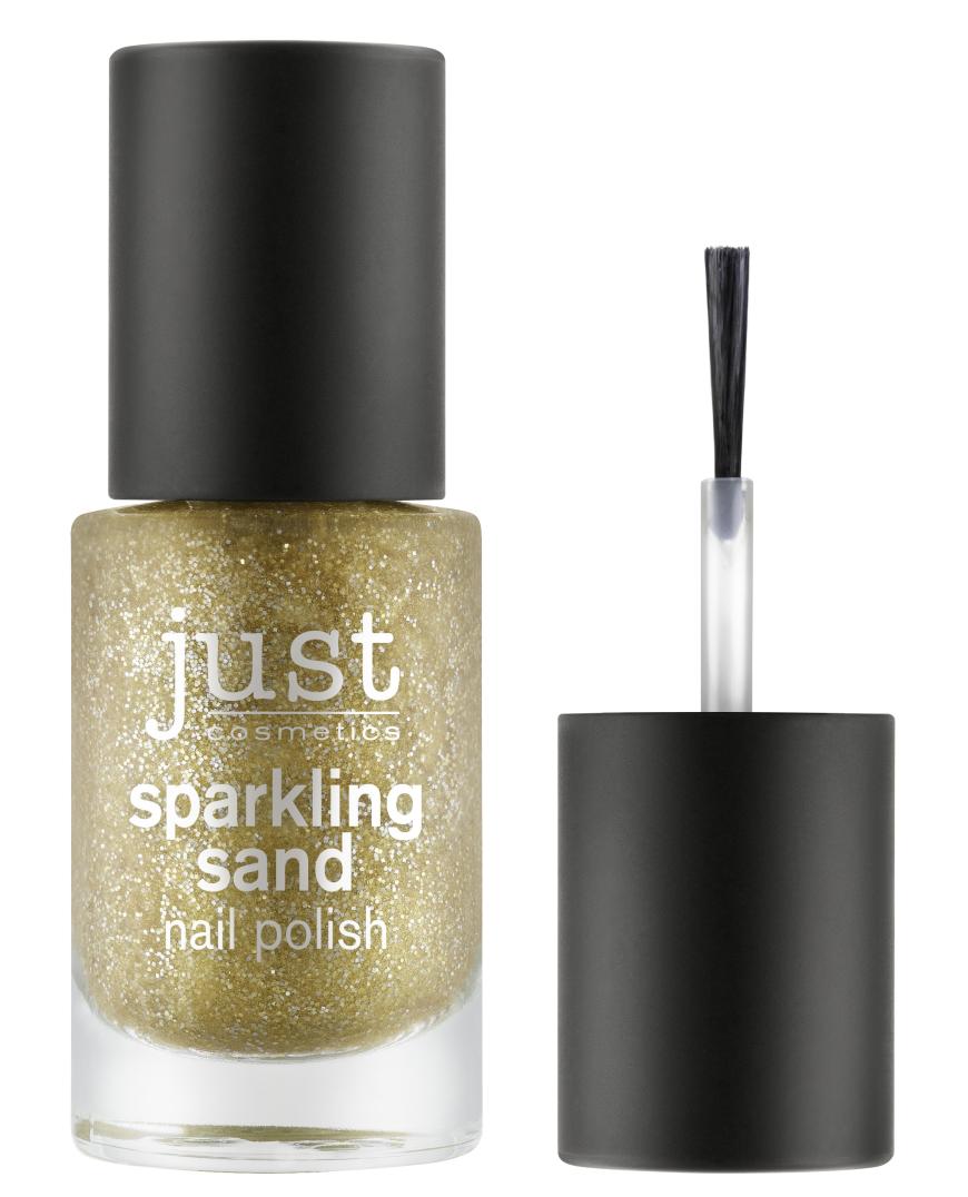 GLITTER-MANIA „Sparkling Sand Nail Polish“-Effekt-Lack von Just Cosmetics, in „Bling“, ca. 2 Euro