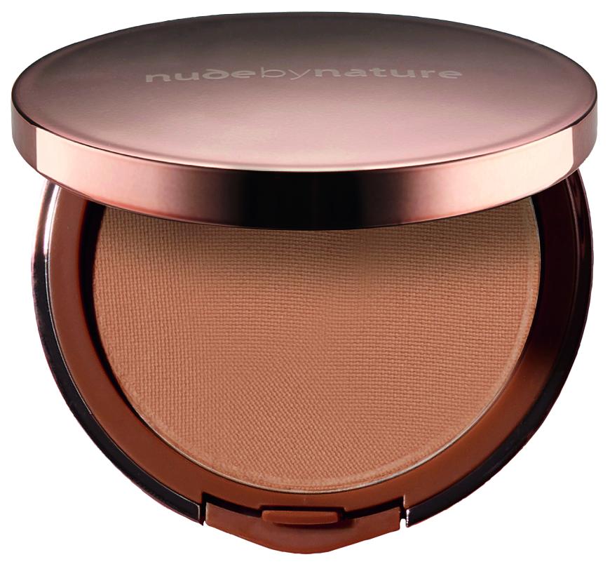 SCHIMMER „Sheer Light Pressed Highlighter“ von Nude by Nature, ca. 23 Euro, qvc.de