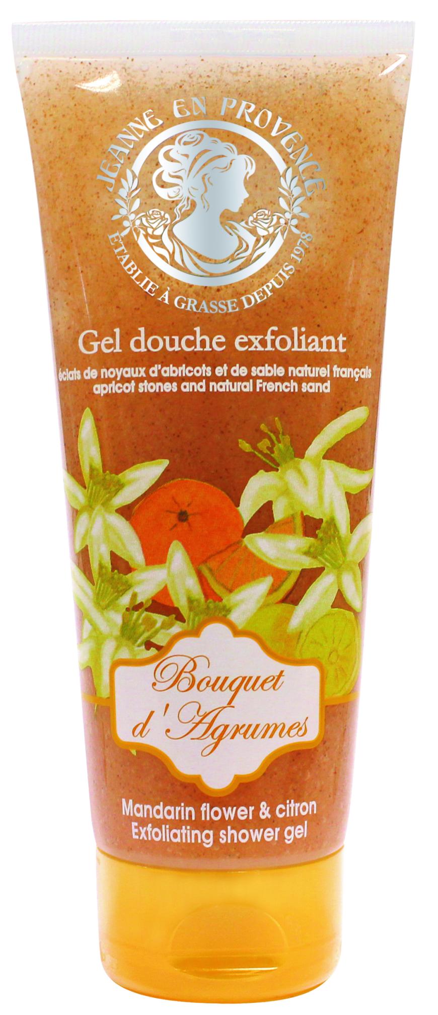 HAUTERNEUERND „Gel Douche Exfoliant Bouquet d‘Agrumes“- Duschpeeling von Jeanne en Provence, ca. 7 Euro