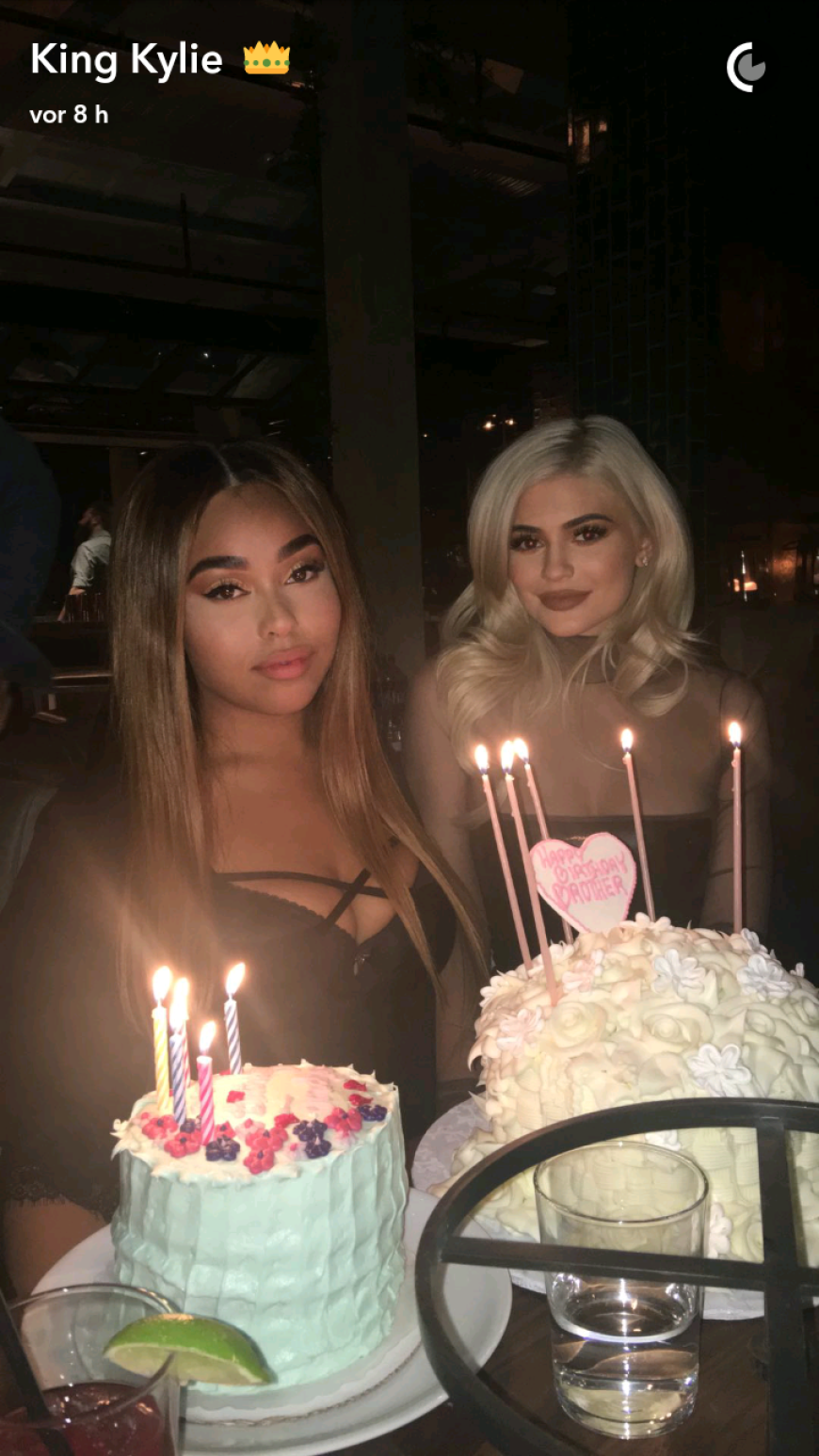 Jordyn dürfte sich über drei Torten freuen.