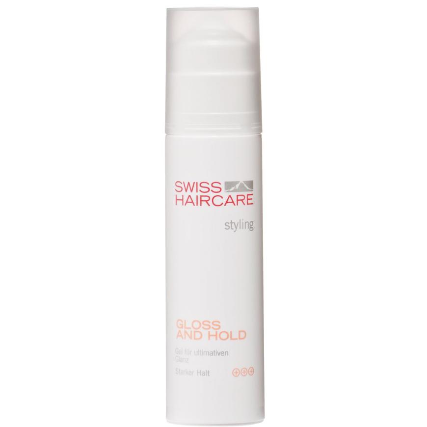 SCHIMMER „Gloss and Hold“-Haargel von Swiss Haircare, ca. 17 Euro, beim Friseur