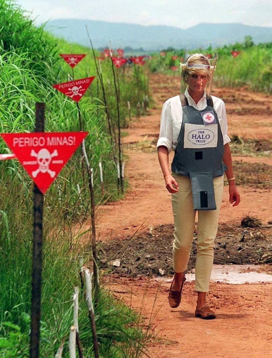 Prinzessin Diana, die vor 19 Jahren starb, setzte sich unter anderem für Landminen-Opfer ein.