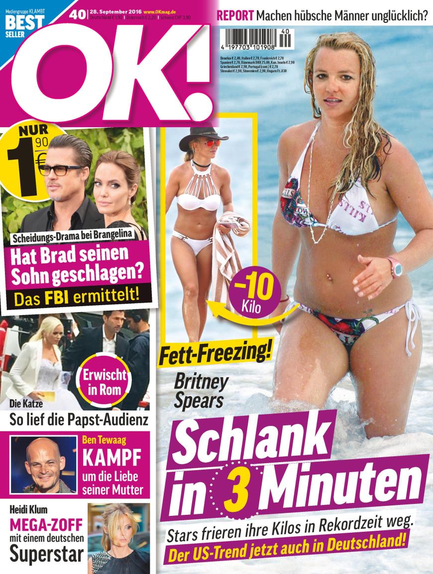 Die aktuelle Ausgabe von OK! - ab Mittwoch, 28. September, im Handel!