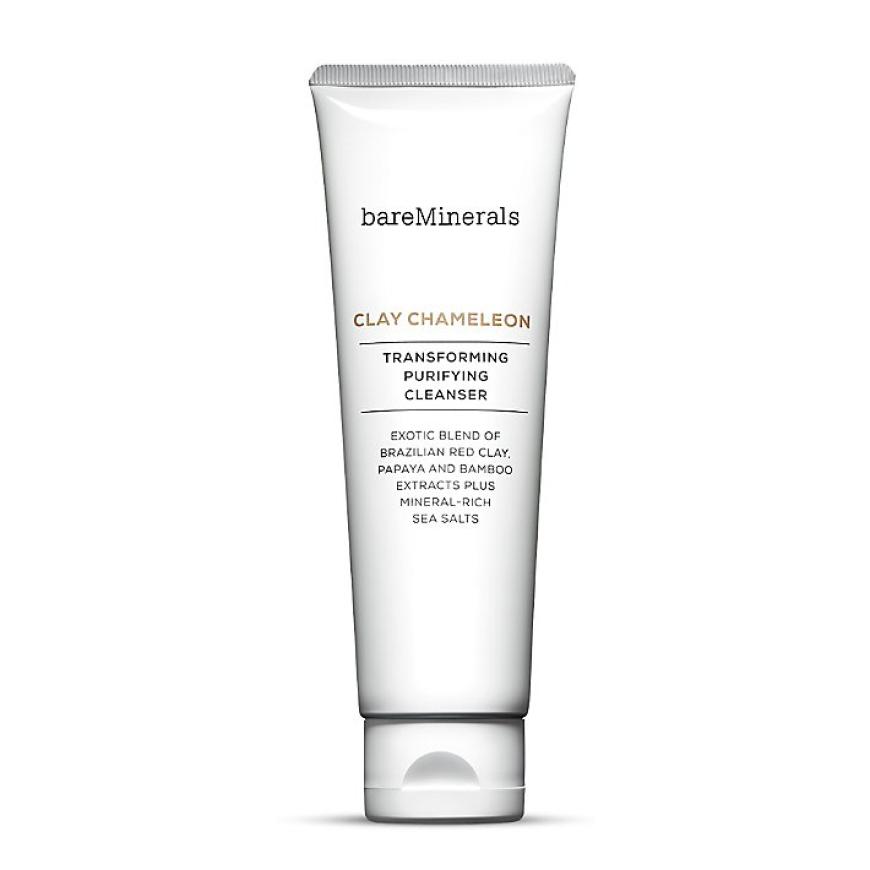 ABSORBIERT „Clay Chameleon Transforming Purifying Cleanser“ von Bareminerals, mit Tonerde, ca. 36 Euro, über qvc.de