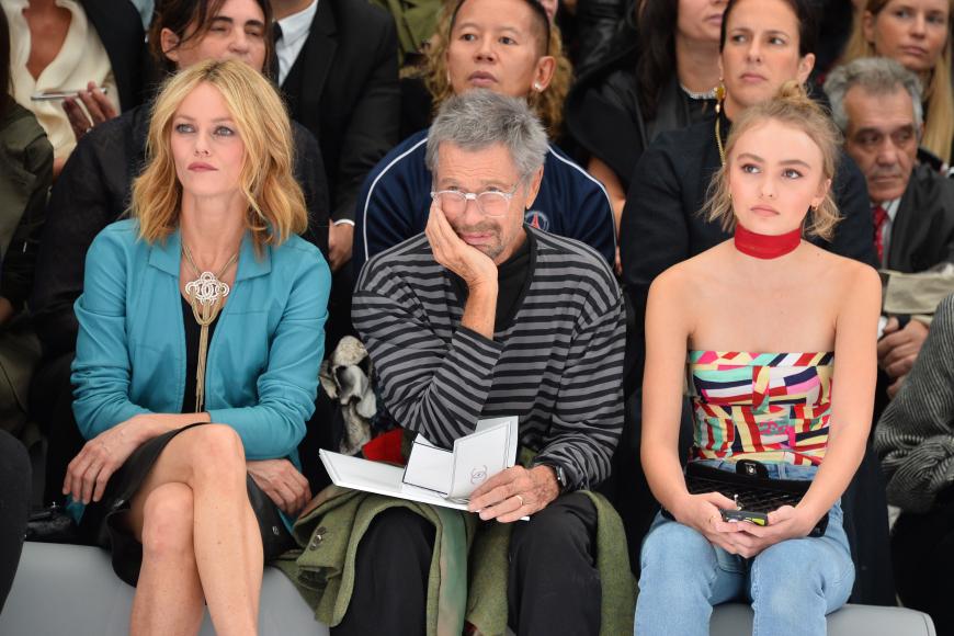 Vanessa Paradis und Lily-Rose Depp bei einer Fashion Show