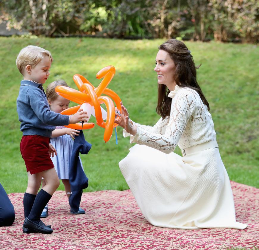 Herzogin Kate mit Prinz George
