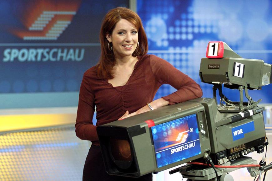 Beliebt und talentiert: Monica Lierhaus war als Sportjournalistin eine Überfliegerin. Hier 2004 als
