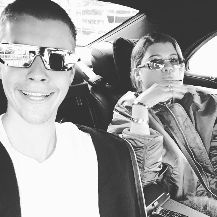Zuletzt küsste Biebs sie: Model Nicole Richie.