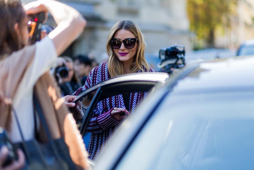 Beliebtes Foto-Motiv: Olivia Palermo wird von den Paparazzi belagert wie ein großer Hollywoodstar.