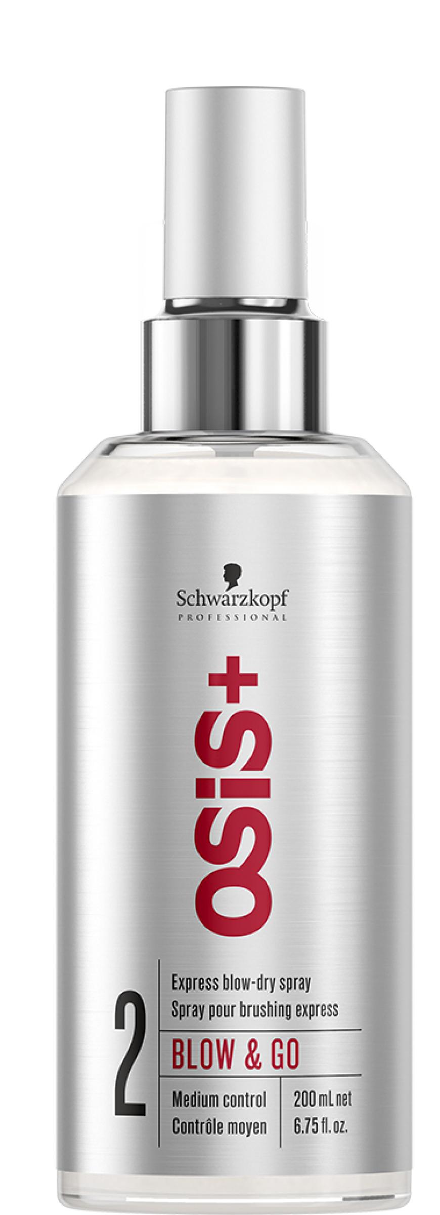 „OSiS+ Blow & Go Control Level“, von Schwarzkopf Professional, ca. 18 Euro, beim Friseur