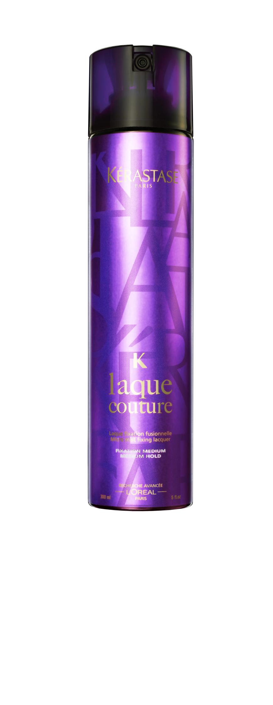 Das hält: „Laque Couture“-Haarspray von Kérastase, ca. 23 Euro, beim Friseur
