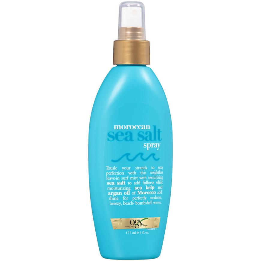 Lässige Wellen: „Moroccan Sea Salt Spray“ von Ogx, ca. 13 Euro
