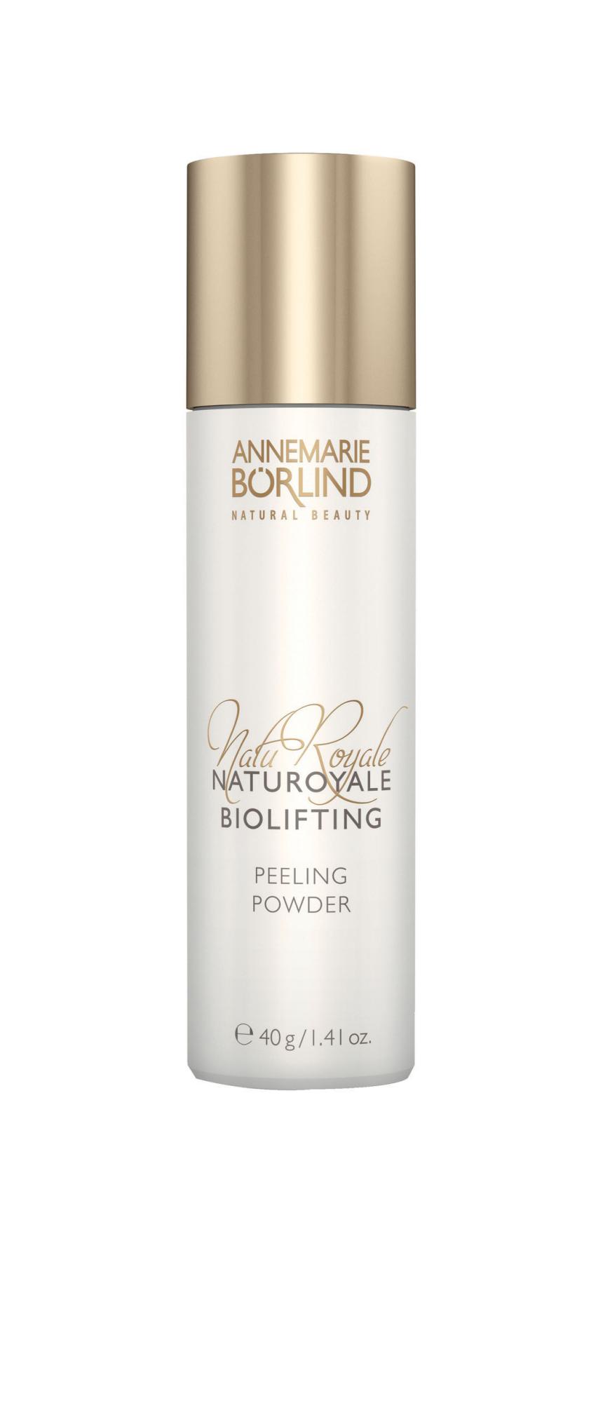ENZYMATISCH „Naturoyale Biolifting Peeling Powder“ von Annemarie Börlind, ca. 41 Euro