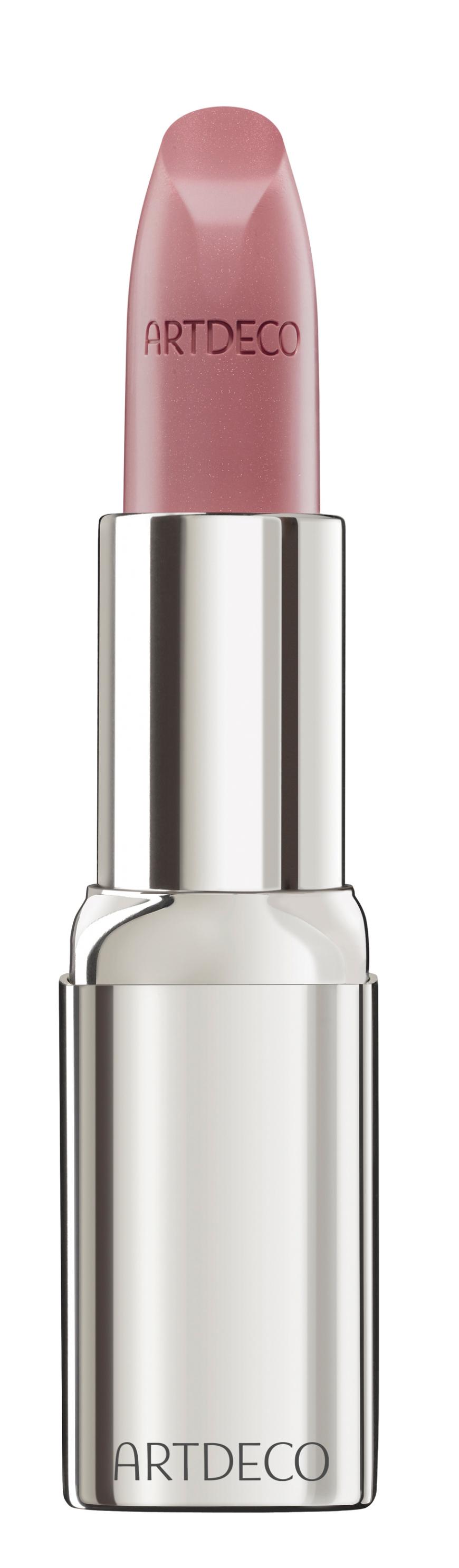 Mauve: Rauchiges Altrosa sieht zu helleren Hauttypen mit einem warmen Grundton super aus. Die ideale Wahl für Dunkelhaarige ist ein blaustichiges Mauve. „High Performance-Lipstick“ von Artdeco, Nr. 518, ca. 13 Euro