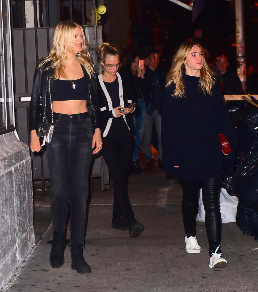 Lily Donaldson, Cara Delevingne und Suki Waterhouse durften nicht fehlen