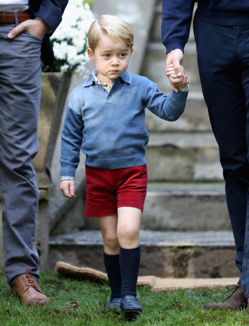 Prinz George könnte glatt die Stilvorlage von Justin Bieber sein.