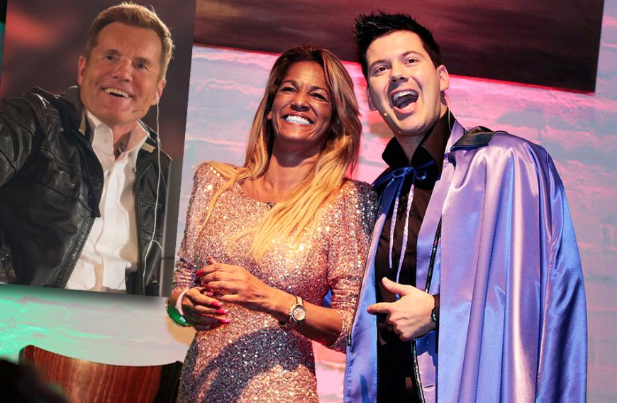 MAGISCHER MOMENT! Naddel superhappy bei ihrer Zauber-Premiere mit Jochen Stelter letzte Woche. Jury-Chef Dieter Bohlen würde auch davon profitieren, wenn Nadja abd el Farrag sich als Supertalent in seiner Sendung präsentiert.