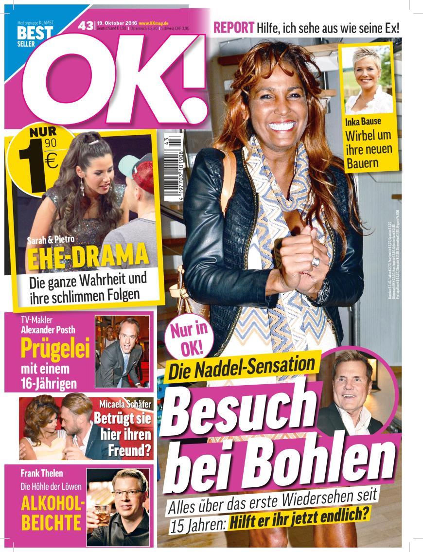 Die aktuelle Ausgabe von OK! - ab Mittwoch, 19. Oktober, im Handel!