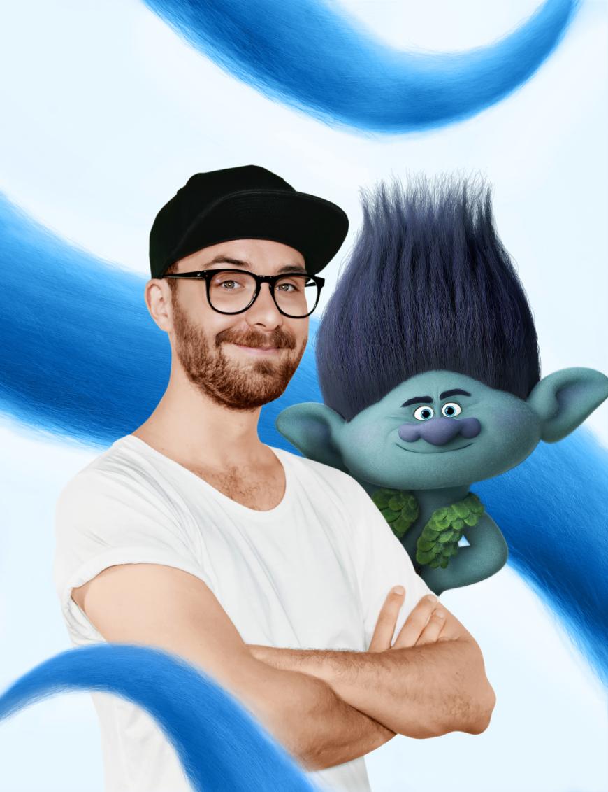 Mark Forster spricht den mies gelaunten Troll