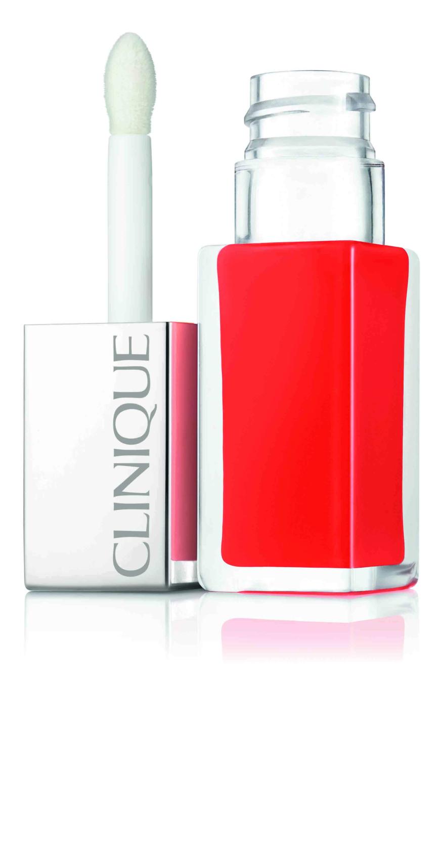 „Pop Liquid Matte Lip Colour“ von Clinique, in „Ripe Pop“, ca. 23 Euro