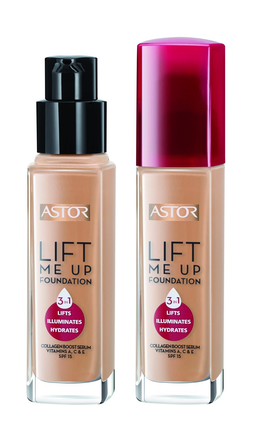 „Lift me up“ Foundation“ von Astor, mit SPF 15, ca. 12 Euro