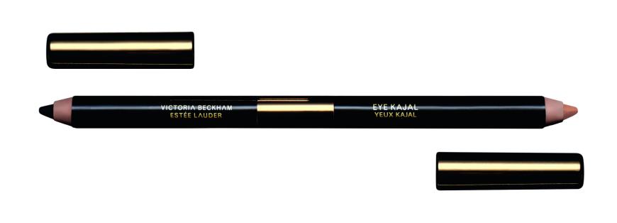 „Eye Kajal“ von Estée Lauder, aus der „Victoria Beckham Collection“, in „Black Saffron/Vanille“, ca. 34 Euro, limitiert