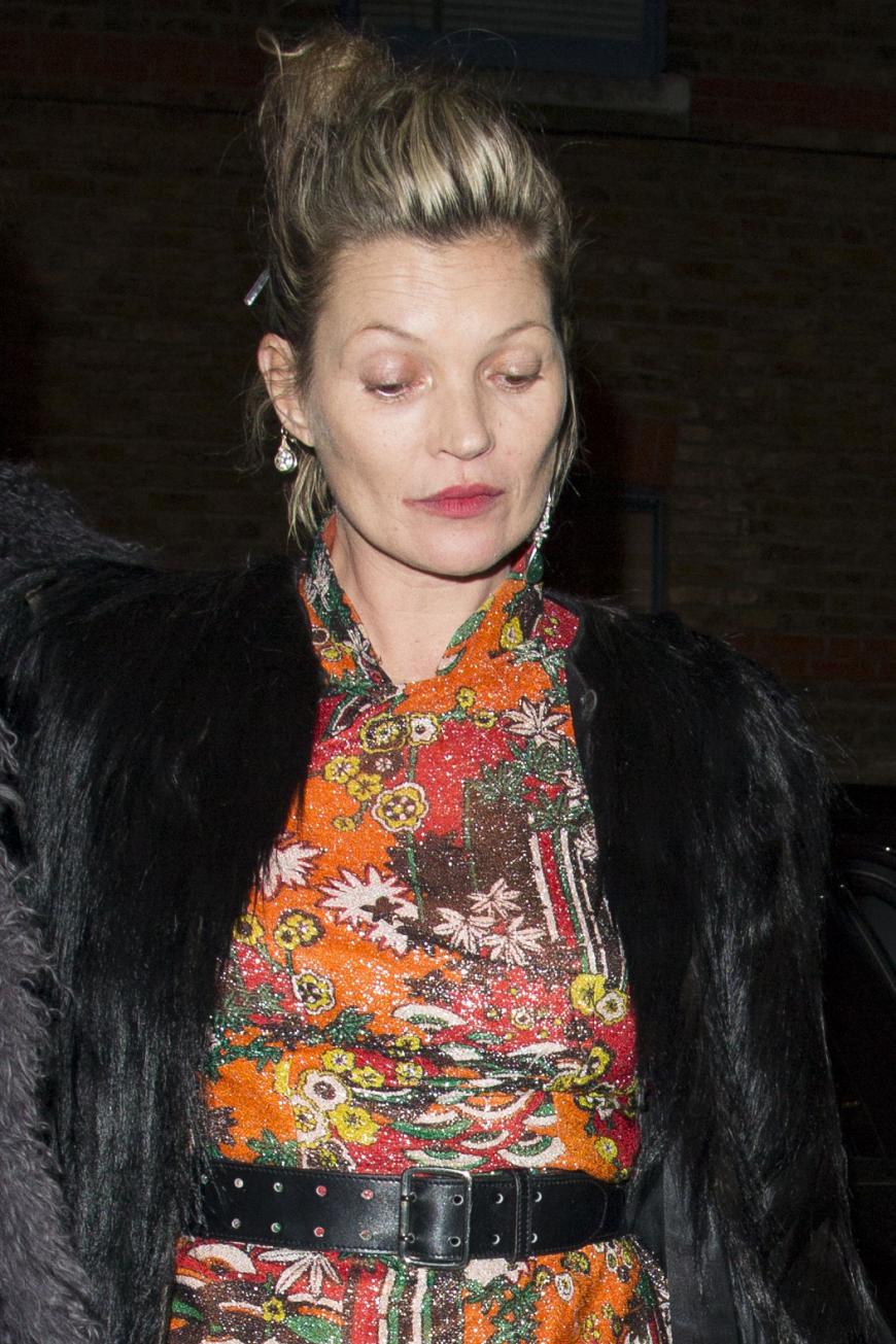 Die Augen bekam das Topmodel gar nicht mehr auf