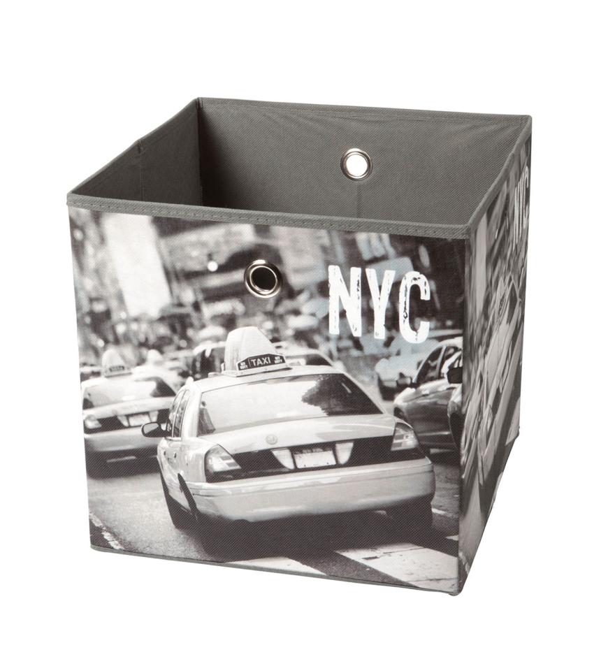 STAUMELDER Stoffbox „NY Taxi“, 32 x 32 x 32 cm, ca. 6 Euro