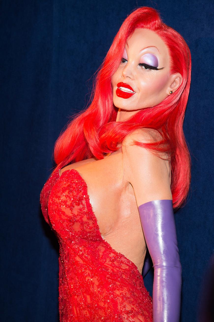 Letztes Jahr haute sie mit ihrer Jessica Rabbit-Verkleidung alle um.