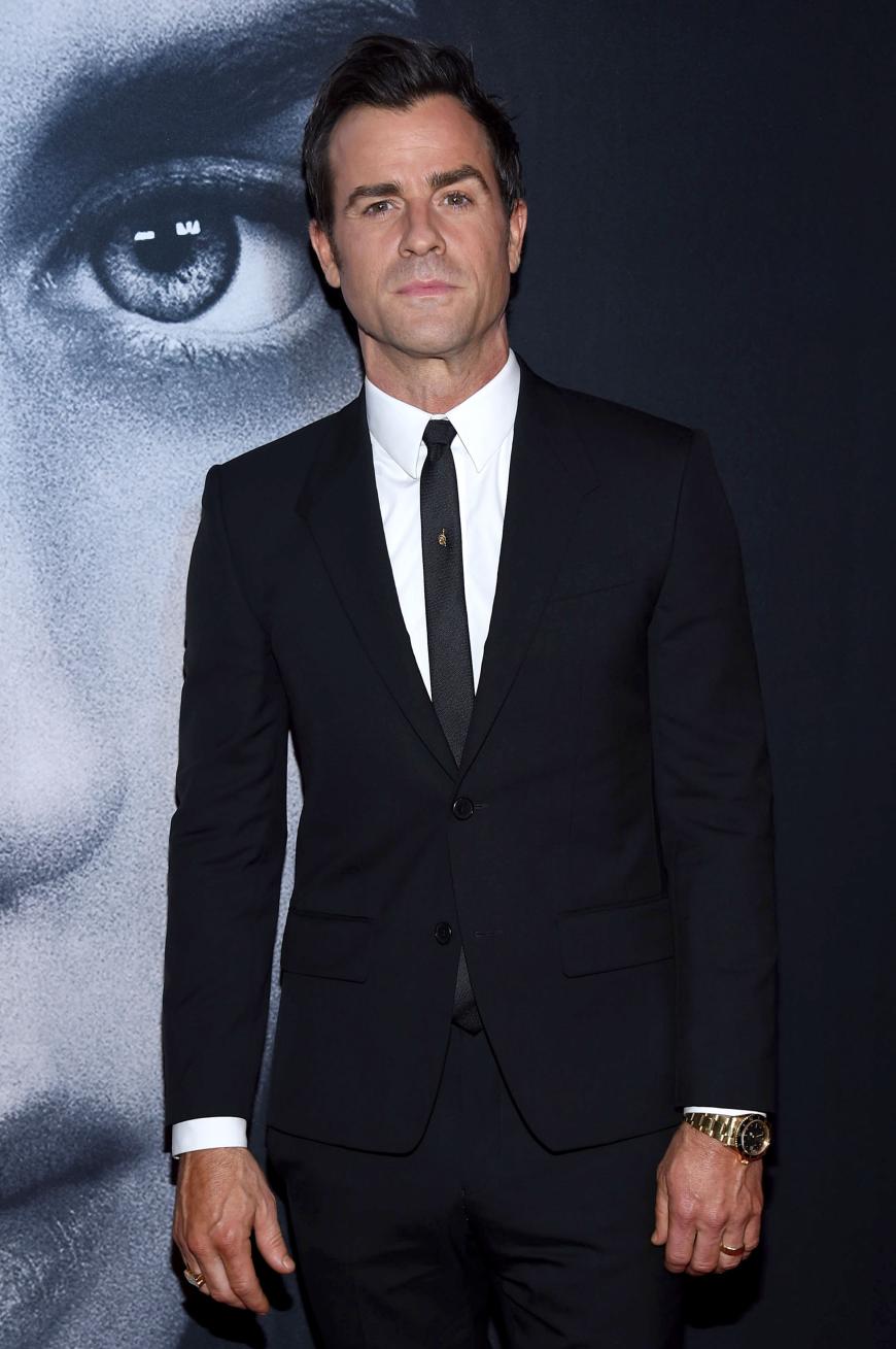 Nun schien Justin Theroux mit einem Graffiti-Posting ein eindeutiges Statement zum Trebnungsdrama abzugeben.
