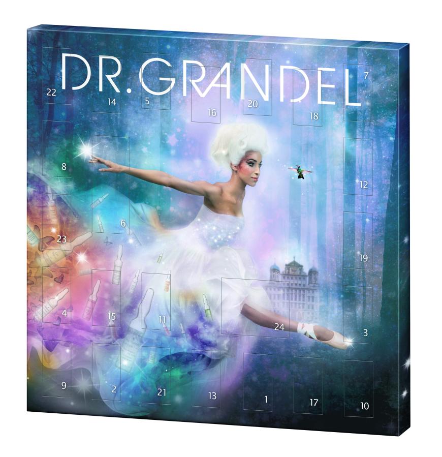 Müde Augen? Trockene Winterhaut? Mit dem Adventskalender der Kosmetik-Linie Dr. Grandel kommen wir top gepflegt durch die Vorweihnachtszeit und strahlen dank 24 Mini-Treatments beim Fest mit den Christbaumkugeln um die Wette. Erhältlich für 49 Euro über www.grandel.de