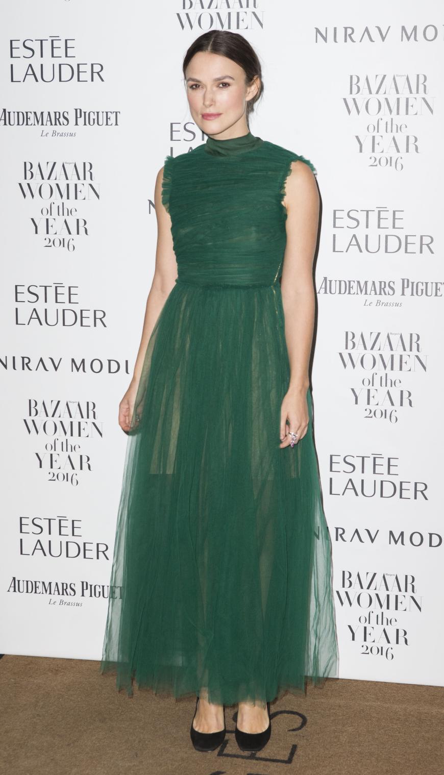 Wie eine Wald-Elfe: Keira Knightley in strahlendem Grün