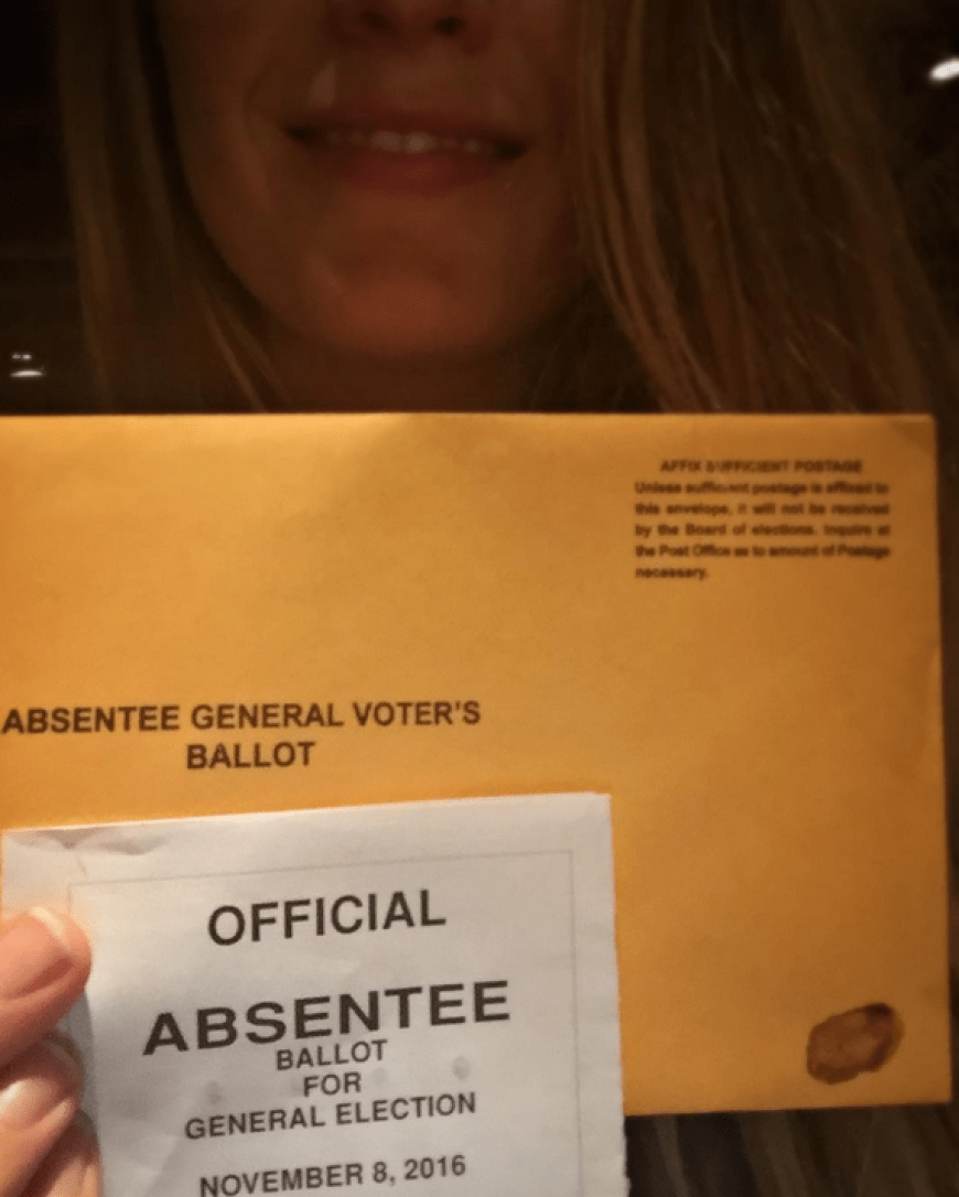 Auch Blake Lively nimmt ihr Wahl-Recht ernst.