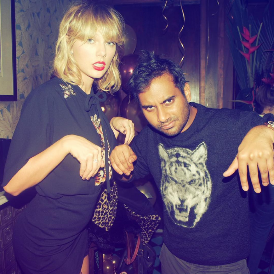 Taylor Swift und Aziz Ansari