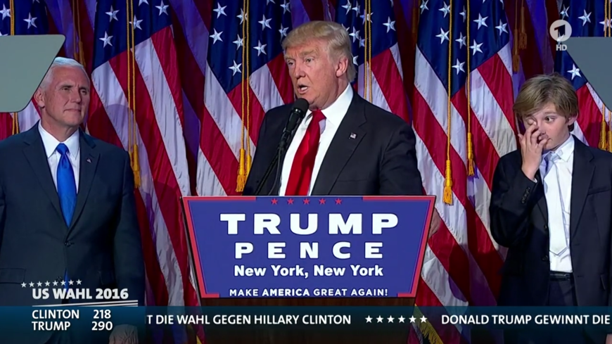 Und ist auch sonst von Trumps Rede unbeeindruckt.