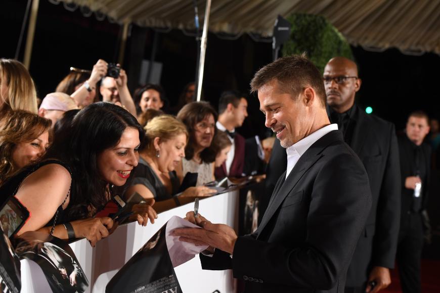 Brad Pitt ist glücklich über die Unterstützung seiner Fans.