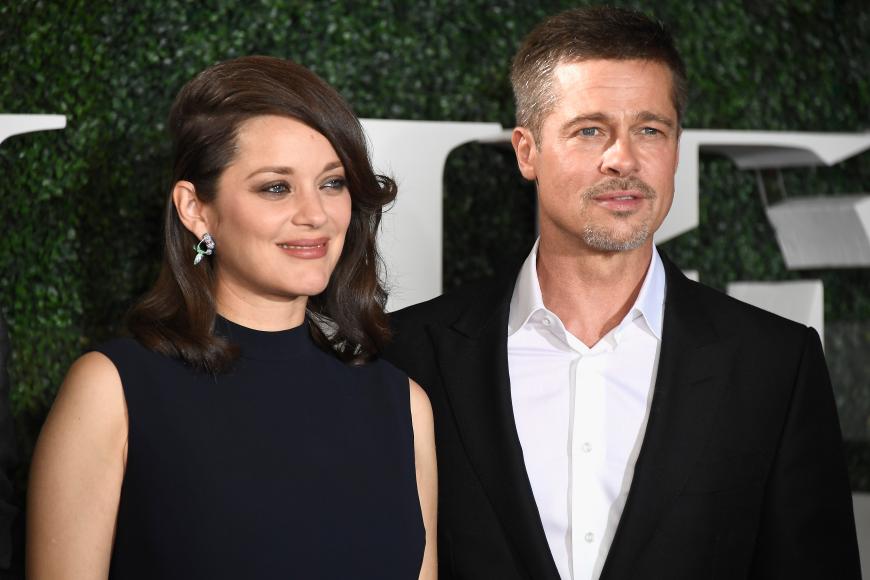 Gemeinsam mit Filmpartnerin Marion Cotillard rührte Brad die Werbetrommel für den Film
