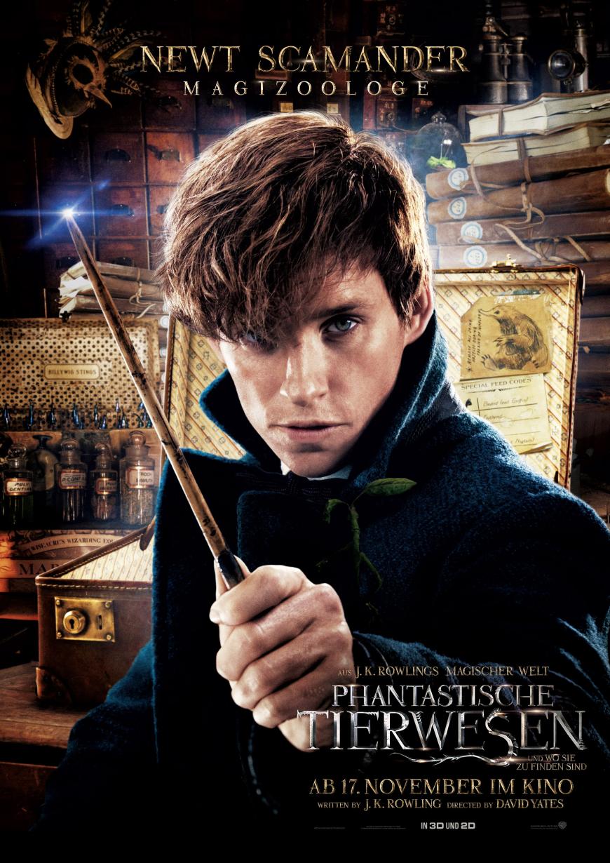 Eddie Redmayne in „Phantastische Tierwesen und wo sie zu finden sind“ - Kinostart am 17. November 2016.