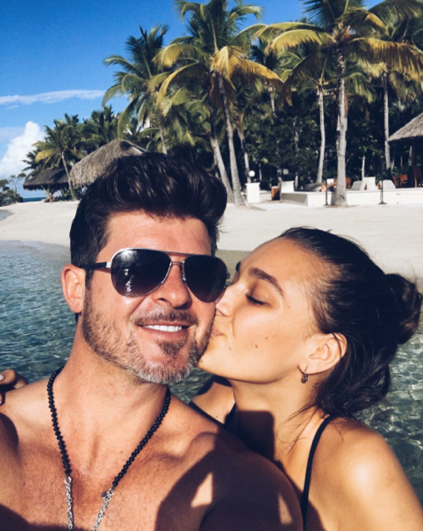 Hat Robin Thicke still und heimlich seine Freundin April Love Geary geheiratet?