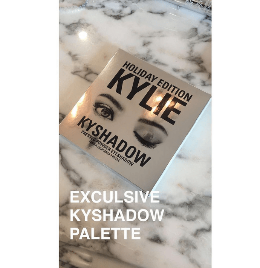 Auch eine neue Kyshadow Palette wird erscheinen ...