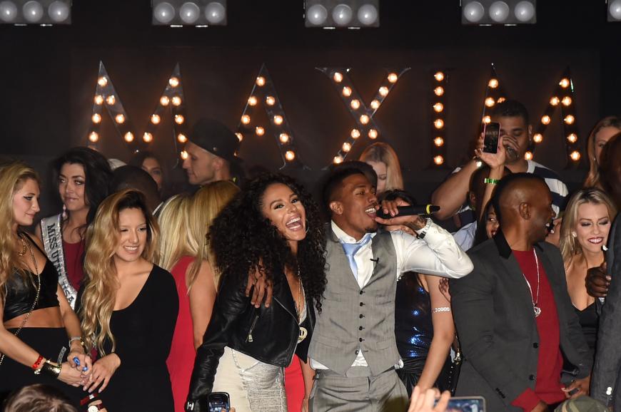 Seit seiner Trennung von Mariah Carey führen Nick Cannon und Brittany Bell (mittig im Bild) eine On-/Off-Beziehung.