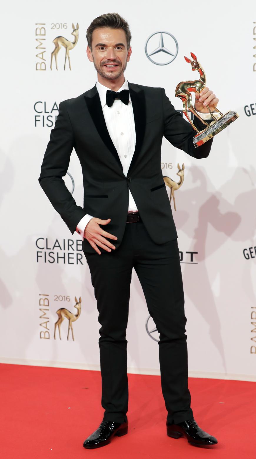 Publikumsmagnet Florian Silbereisen erhielt den Bambi 2016 in der Kategorie