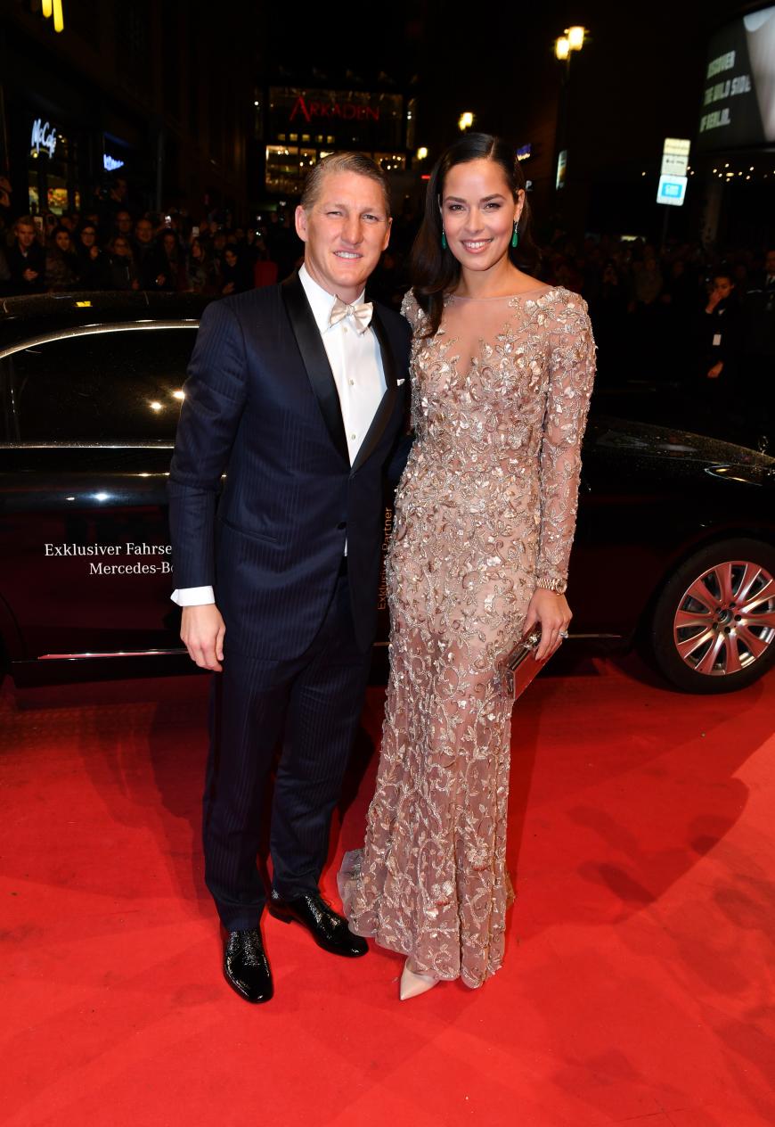 Glamour-Paar des Abends: Bastian Schweinsteiger und Ana Ivanovic