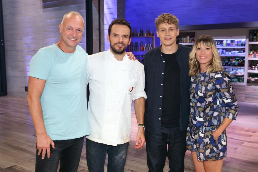 Frank Buschmann, Tim Bendzko und Mieze Katz legen sich mit Steffen Henssler an.