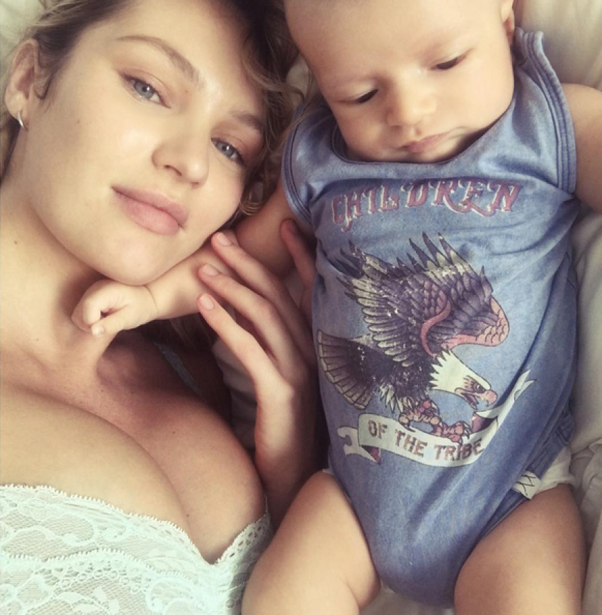 Am 5. Oktober kam der kleine Sohn von Candice Swanepoel und Hermann Nicoli zur Welt.