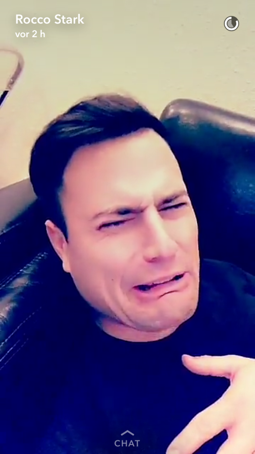 Offenbar nahm sich Rocco Stark das emotionale Video seiner Ex zum Anlass, um sich über sie lustig zu machen.